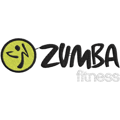 Matriz de Bordado Logotipo zumba 